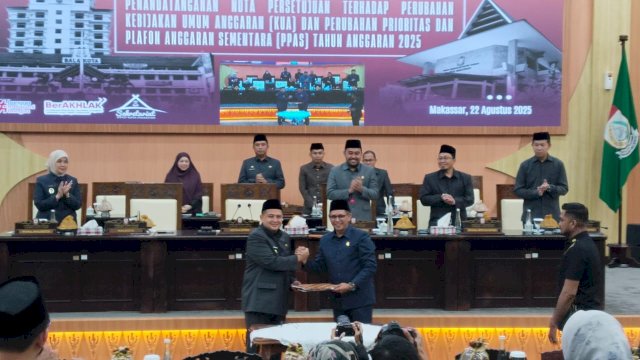 Paripurna DPRD Kota Makassar.