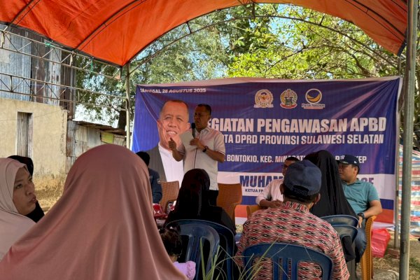 Disambut Hangat Warga Pangkep, Muhammad Sadar Tanggapi Aduan Infrastruktur