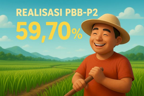 Agustus 2025, PBB-P2 Pinrang Capai 59,7%: Masyarakat Dinilai Semakin Patuh Pajak