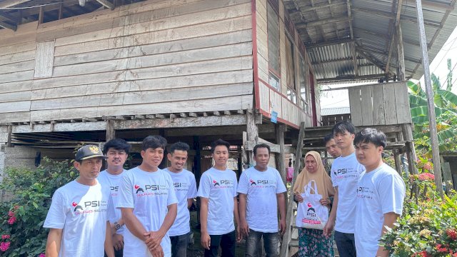 Kegiatan Jumat Berkah Kader PSI Sulsel di Kabupaten Sidrap.