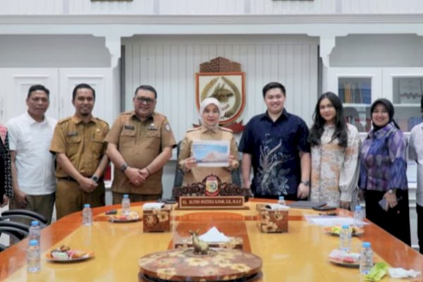 Wawali Makassar Terima Audiensi Production house MAF World Pictures