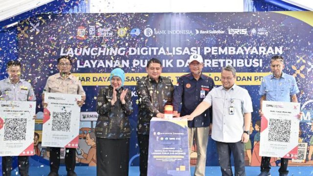 Peluncuran Inovasi Pelayanan Publik di Makassar Melalui QRIS.
