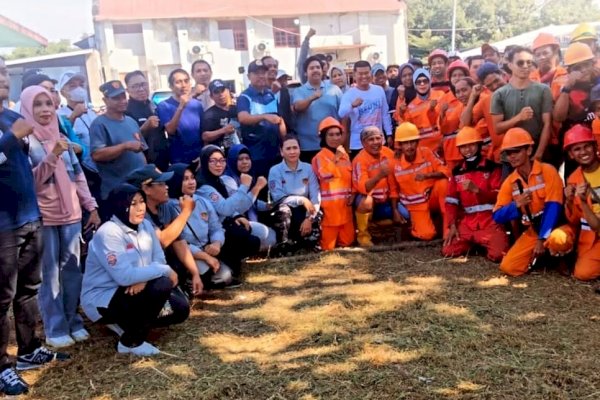 Jumat Bersih, Perumda Parkir Makassar Raya Turut Ambil Bagian dan Sasar Kecamatan Mamajang