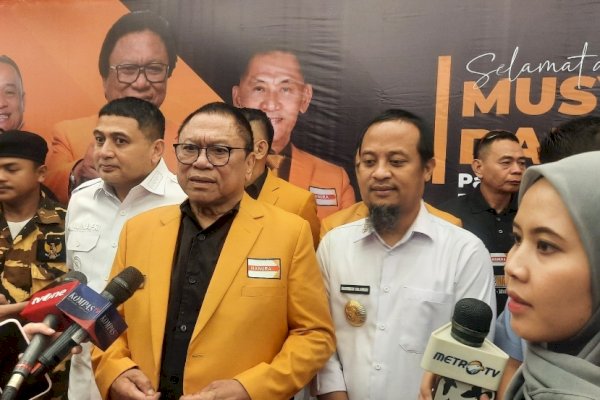 OSO Buka Musda Hanura Sulsel Tegaskan Hanya yang Direkomendasikan Pusat Jadi Ketua