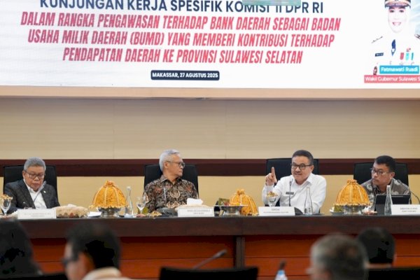 Pemprov Sulsel dan Komisi II DPR RI Bahas Masa Depan BUMD, dari Bank Sulselbar hingga Sektor Unggulan