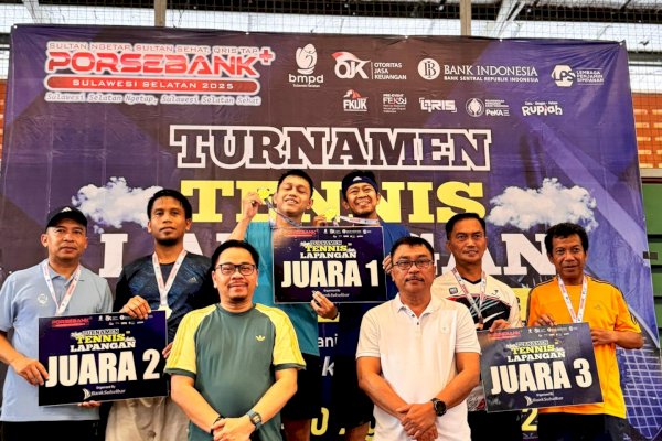 Bank Sulselbar Raih 3 Medali di Ajang Porsebank Plus 2025