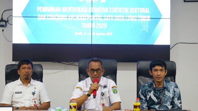 Pemkab Lutim Gelar Pembinaan Statistik Sektoral dan Coaching Portal Satu Data