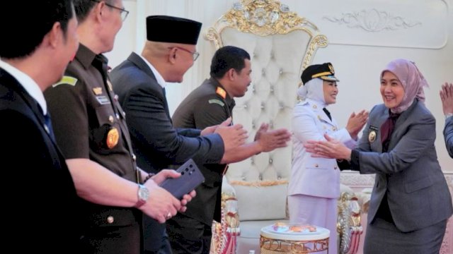 Aliyah Mustika Ilham Hadiri Pelantikan Wali Kota dan Wawali Palopo Periode 2025–2030