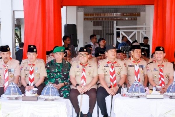 Ketua DPRD Syamsuddin Hadiri Puncak HUT Pramuka ke-64 Tingkat Provinsi di Kabupaten Barru