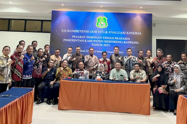 21 Pejabat Sidrap Ikuti Jobfit dan Evaluasi Jabatan di STIA-LAN Makassar
