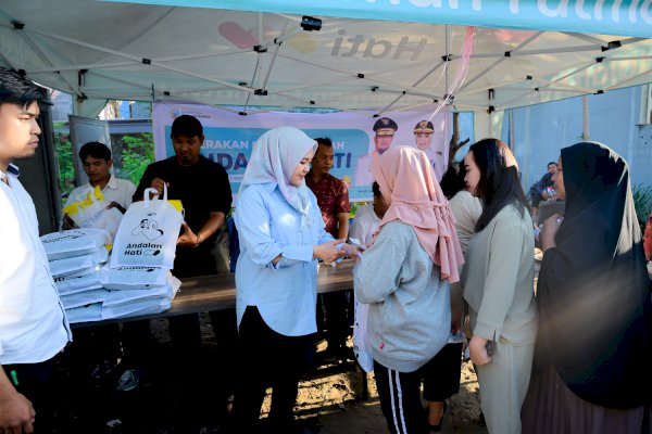 Gerakan Pangan Murah Andalan Hati di Tamalanrea Diserbu Warga, Ratusan Karung Ludes dalam Dua Jam