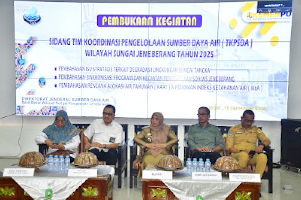 Bupati Sinjai Hadiri Pembukaan Sidang TKPSDA Wilayah Sungai Jeneberang 2025