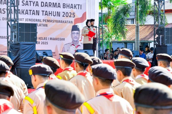 Wagub Sulsel Fatmawati Rusdi Buka Perkemahan Pramuka Warga Binaan se-Sulsel