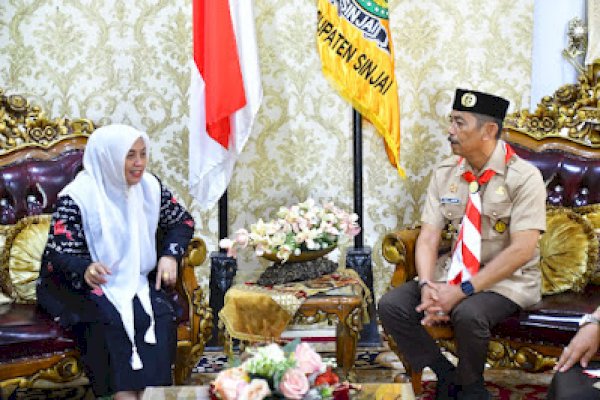 Bupati Ratnawati Terima Audiensi Kwarcab, Dukung Penuh Muscab Pramuka Sinjai