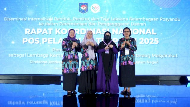 Melinda Aksa Hadiri Rakornas Posyandu 2025 Siap Adaptasi Transformasi Layanan di Tingkat Kelurahan