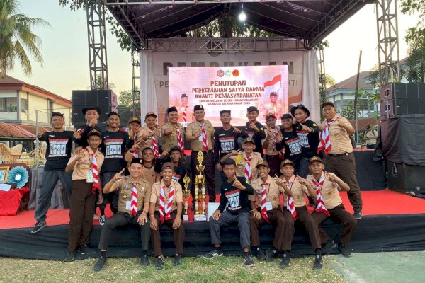 Warga Binaan Rutan Sinjai Menang Juara Umum Perkemahan