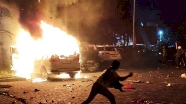 Polisi Tetapkan 11 Tersangka Kasus Kebakaran Gedung DPRD Makassar-Sulsel