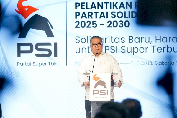 Dilantik Jadi Ketua Harian DPP PSI, Ahmad Ali: Tekad PSI Menang Besar di 2029