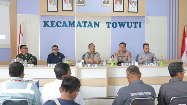 Tuntaskan Dampak Kebocoran Pipa, Bupati Ibas Pimpin Rakor Bersama PTVI