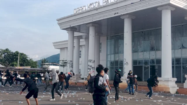 Gedung DPRD Palopo Rusak Parah Akibat Demo Ricuh, Kerugian Ditaksir Capai Rp 1 Miliar
