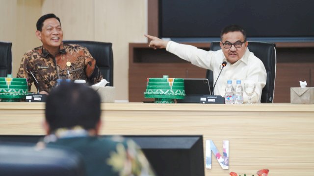 Sekretaris Daerah Provinsi Sulawesi Selatan, Jufri Rahman, membuka Rapat Koordinasi GTRA Sulsel Tahun 2025