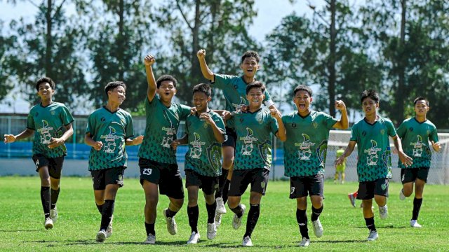 Bank Sulselbar FC Tumbangkan PS Manado 2-0 di Laga Perdana Soeratin U15 Nasional