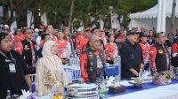 157 Bikers se-Indonesia Finish di Makassar, Munafri-Aliyah Sambut dengan Jamuan Makan Malam