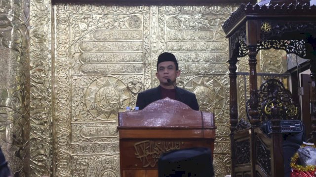Wakil Bupati Pinrang Sudirman Bungi, S.IP., M.Si. menghadiri peringatan Maulid Nabi Muhammad SAW.