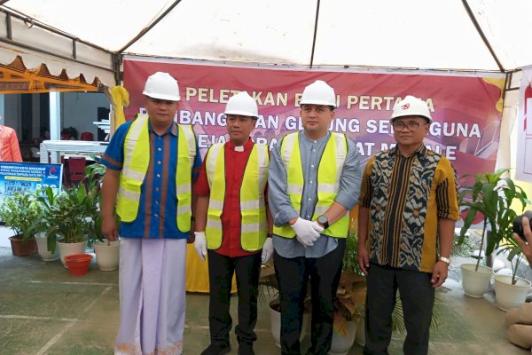 Wali Kota Makassar Tekankan Jaga Toleransi saat Peletakan Batu Pertama Gedung Jemaat Masale