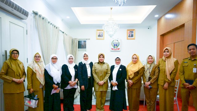 Wakil Gubernur Sulawesi Selatan, Fatmawati Rusdi, menerima audiensi pengurus FPPI Sulsel.