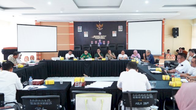 Rapat Banggar DPRD Sulsel.