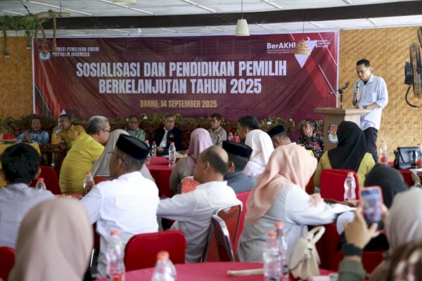 Ketua DPRD Barru Hadiri Sosialisasi Pendidikan Pemilih Berkelanjutan