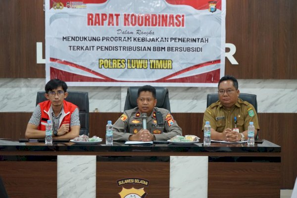 Atasi Kelangkaan BBM, Pemkab dan Polres Lutim Gelar Rakor: Ini Hasilnya!