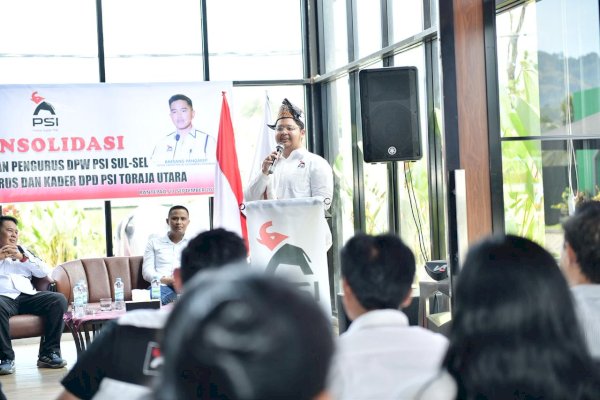 Aura Positif PSI di Toraja-Toraja Utara, Muammar Gandi Rusdi: Ini Pondasi Kemenangan Sulsel!