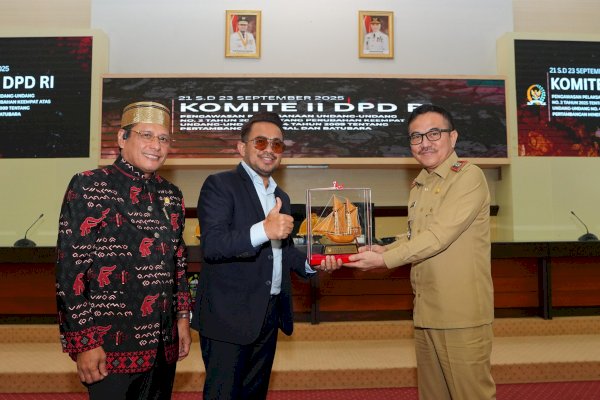 Sekda Sulsel Sambut Kunjungan DPD RI Bahas Implementasi UU Pertambangan Mineral dan Batubara