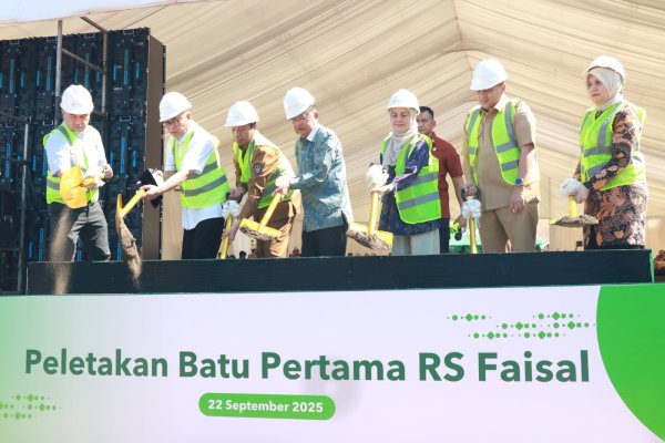 Siapkan Transformasi Signifkan, KALLA Peletakan Batu Pertama Gedung Baru RS Faisal