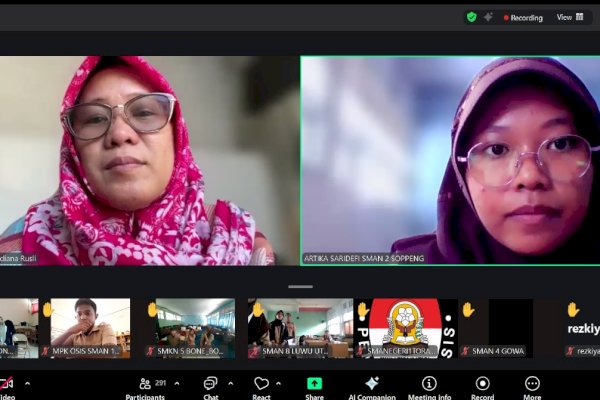 Bawaslu Sulsel Dorong Pendidikan Demokrasi Sejak Dini melalui Sosialisasi Pilketos Serentak
