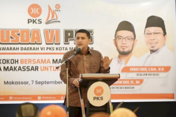 Sambut Musda PKS, Munafri: Mari Satukan Energi untuk Kesejahteraan Warga