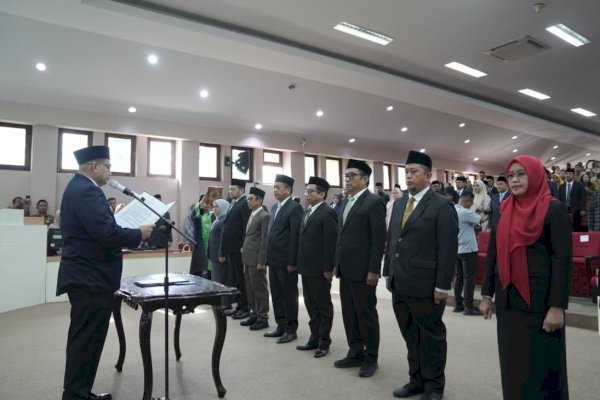 Wali Kota Munafri Lantik Sembilan Pejabat Defenitif Lingkup Pemkot Makassar