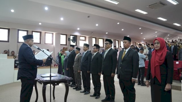 Wali Kota Munafri Lantik Sembilan Pejabat Defenitif Lingkup Pemkot Makassar