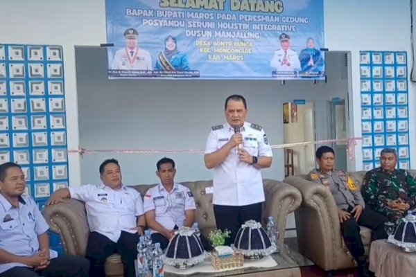 Pemkab Maros Hadirkan Posyandu Holistik Integratif di Desa Bonto Bunga Moncongloe
