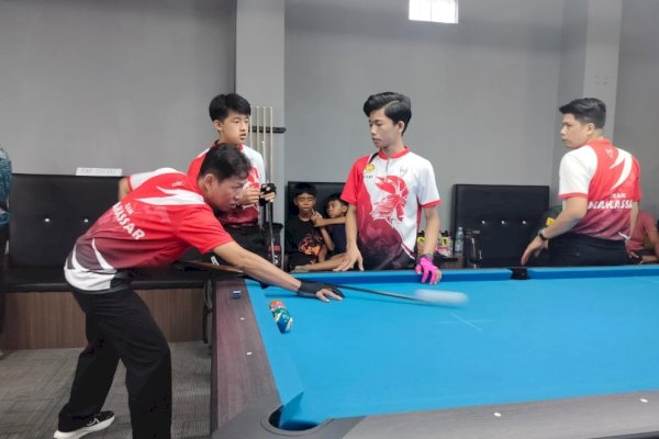 Tim Billiard Makassar Lolos ke Porprov Bone-Wajo 2026, Jadi Cabor ke-15 yang Amankan Tiket