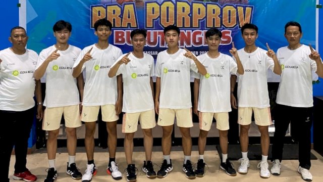 Tim Bulutangkis Kota Makassar berhasil menunjukkan dominasi pada Pra Porprov Sulawesi Selatan 2025.