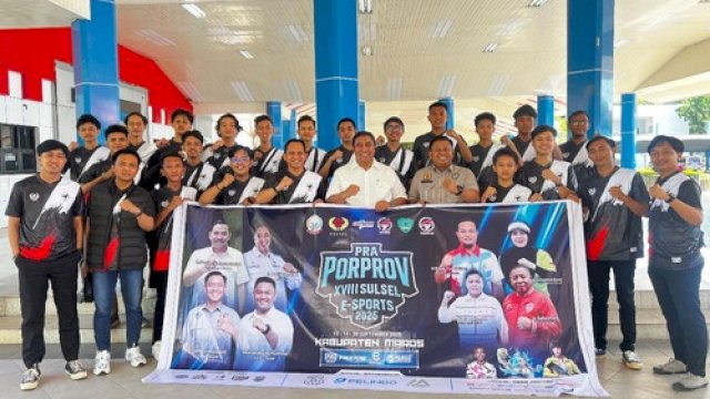 Bupati Maros Chaidir Syam Lepas Kontingen ESI ke Pra Porprov XVIII Sulsel