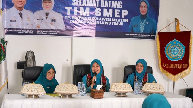 Kunjungan SMEP di Lutim: Evaluasi Program hingga Apresiasi Kinerja Kader PKK