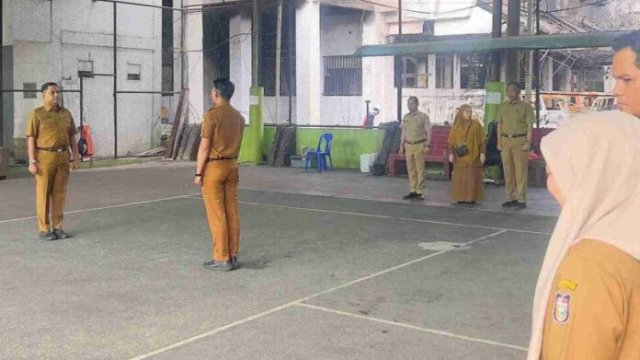 Gelar Apel usai Kantor DPRD Makassar Terbakar, Sekretariat Tegaskan Komitmen Pelayanan ke Masyarakat