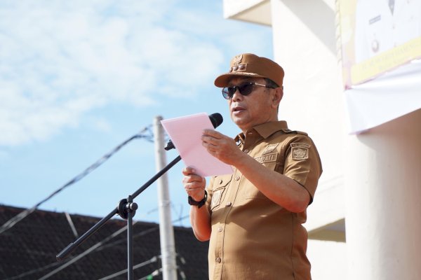 Bupati Soppeng Bacakan Sambutan Seragam Menpora di Puncak Peringatan HAORNAS 2025