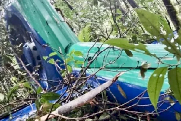 Bangkai Helikopter BK117 D3 Ditemukan di Hutan Kalsel, Enam Jasad Terdeteksi