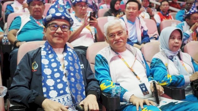 Sekda Sulsel Jufri Rahman Dukung Langsung Atlet di Pembukaan Pornas XVII Korpri 2025