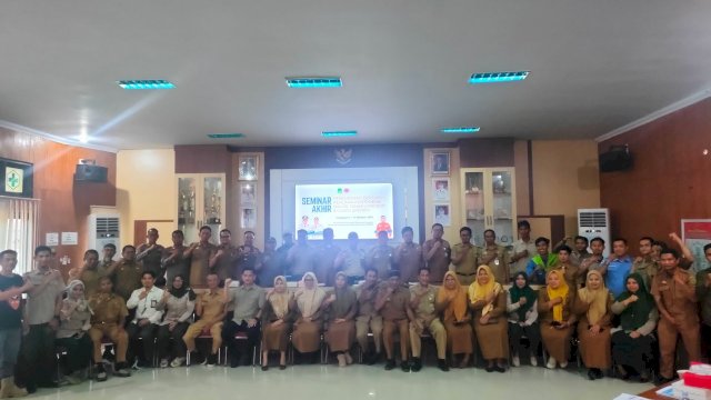 BPBD Sidrap menggelar Seminar Akhir Penyusunan Dokumen Rencana Kontinjensi Bencana Banjir, Tanah Longsor, dan Cuaca Ekstrem.